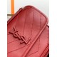 Borsa vintage YSL Saint Laurent Niki Baby Replica rossa stropicciata Imitazione