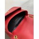 Borsa vintage YSL Saint Laurent Niki Baby Replica rossa stropicciata Imitazione