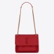 Borsa vintage YSL Saint Laurent Niki Baby Replica rossa stropicciata Imitazione