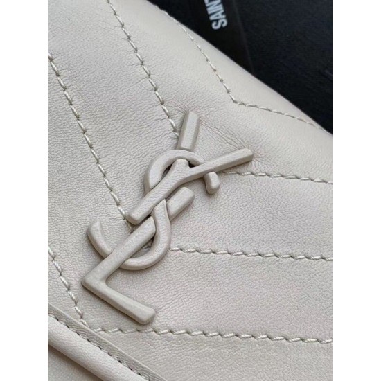 Replica Borsa vintage YSL Saint Laurent Niki Baby bianca Imitazioni Falso