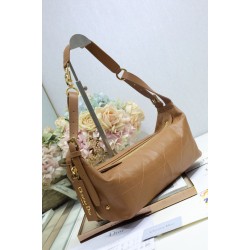 Replica Borsa Dior Piccola/Media D-Journey in Vitello Liscio Vintage Cammello imitazione False Online