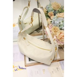 Replica Borsa Dior Piccola/Media D-Journey in Vitello Liscio Vintage Beige imitazione False Online