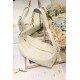 Replica Borsa Dior Piccola/Media D-Journey in Vitello Liscio Vintage Beige imitazione False Online