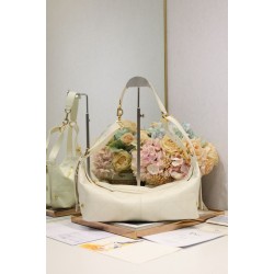 Replica Borsa Dior Piccola/Media D-Journey in Vitello Liscio Vintage Beige imitazione False Online