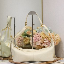 Replica Borsa Dior Piccola/Media D-Journey in Vitello Liscio Vintage Beige imitazione False Online