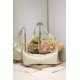 Replica Borsa Dior Piccola/Media D-Journey in Vitello Liscio Vintage Beige imitazione False Online