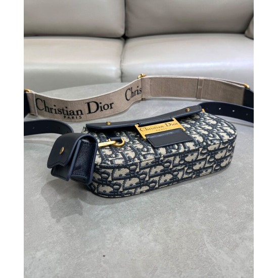 Replica Borsa Dior Piccola Streetchic M3913 Blu scuro imitazione False Online