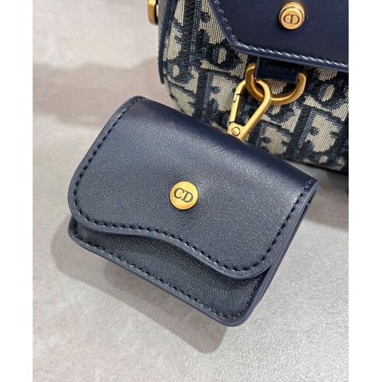 Replica Borsa Dior Piccola Streetchic M3913 Blu scuro imitazione False Online