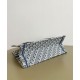 Replica Borsa Dior Book Tote Dior blu ricamata con motivo Dior Oblique grigio imitazione False Online