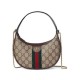 Replica Borsa a tracolla piccola Gucci Ophidia 838463 Caffè scuro imitazione False Online