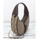 Replica Borsa a tracolla piccola Gucci Ophidia 838463 Caffè scuro imitazione False Online