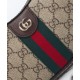 Replica Borsa a tracolla piccola Gucci Ophidia 838463 Caffè scuro imitazione False Online