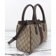 Replica Borsa tote Gucci Ophidia piccola/media 836840 Caffè scuro imitazione False Online