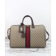 Replica Borsa da viaggio Gucci Savoy media/grande 834460 Caffè scuro imitazione False Online