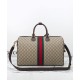 Replica Borsa da viaggio Gucci Savoy media/grande 834460 Caffè scuro imitazione False Online