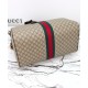 Replica Borsa da viaggio Gucci Savoy media/grande 834460 Caffè scuro imitazione False Online