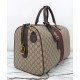 Replica Borsa da viaggio Gucci Savoy media/grande 834460 Caffè scuro imitazione False Online