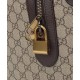 Replica Borsa da viaggio Gucci Savoy media/grande 834460 Caffè scuro imitazione False Online