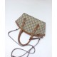 Replica Borsa a mano piccola Gucci GG Emblem 839005 Caffè imitazione False Online