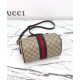 Replica Borsa bauletto piccola Gucci Ophidia 841294 Caffè scuro imitazione False Online