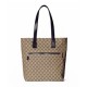 Replica Borsa tote media Gucci in tela GG 834796 Caffè imitazione False Online