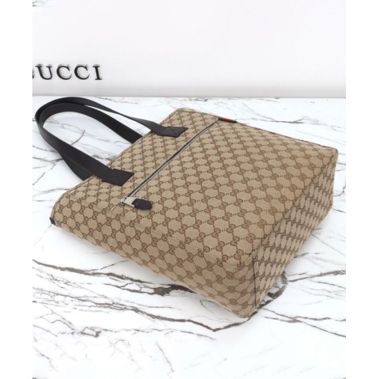 Replica Borsa tote media Gucci in tela GG 834796 Caffè imitazione False Online