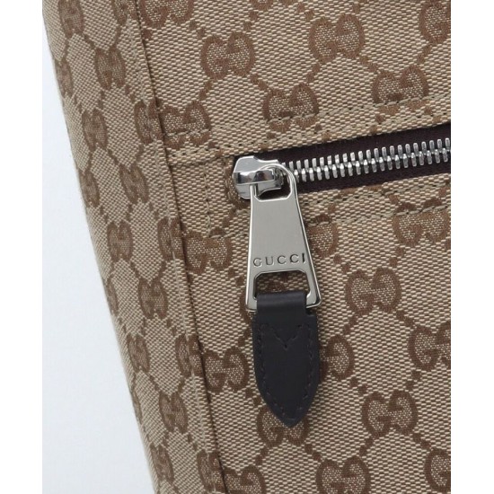Replica Borsa tote media Gucci in tela GG 834796 Caffè imitazione False Online