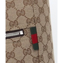 Replica Borsa tote media Gucci in tela GG 834796 Caffè imitazione False Online