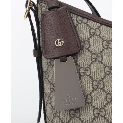 Replica Borsa a tracolla grande Gucci Ophidia 836871 Caffè scuro imitazione False Online