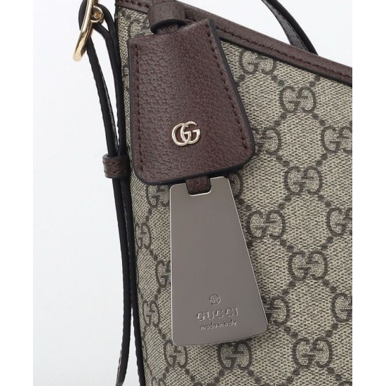 Replica Borsa a tracolla grande Gucci Ophidia 836871 Caffè scuro imitazione False Online