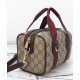 Replica Borsa a mano Gucci Mini GG Caffè scuro imitazione False Online