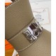 Replica Borsa tote Hermès Mini Medor Grigia imitazione False Online