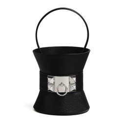 Replica Borsa tote Hermès Mini Medor Nera imitazione False Online