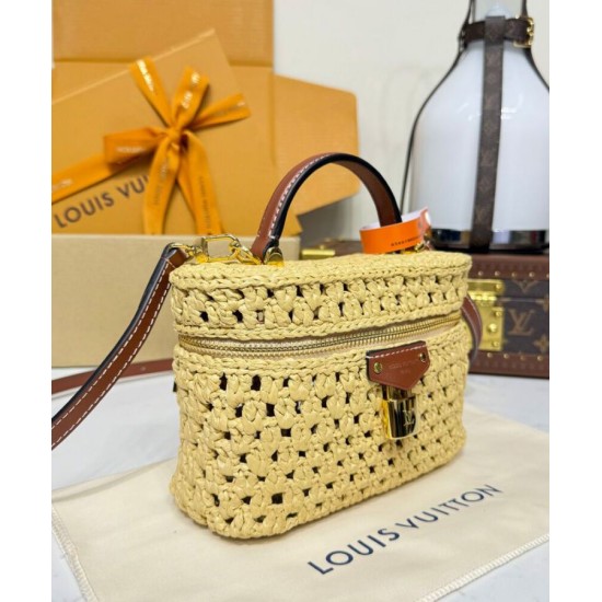 Replica Borsa a tracolla Louis Vuitton Vanity Chain Albicocca imitazione False Online Replica Borsa a tracolla Louis Vuitton Vanity Chain Albicocca imitazione False Online