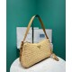 Replica Borsa grande all'uncinetto Prada Aimee Albicocca imitazione False Online