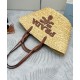 Replica Borsa shopping Prada Grande in Rafia Caffè imitazione False Online Replica Borsa shopping Prada Grande in Rafia Caffè imitazione False Online