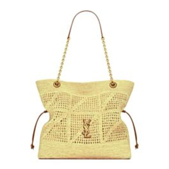 Replica Shopping Jamie YSL Saint Laurent in rafia Albicocca imitazione False Online
