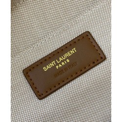 Replica Shopping Jamie YSL Saint Laurent in rafia Albicocca imitazione False Online