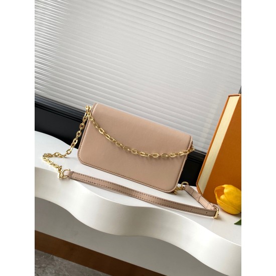 Replica Borsa Louis Vuitton con portafoglio a catena LV Bloom M14581 Replica Borsa Louis Vuitton con portafoglio a catena LV Bloom M14581
