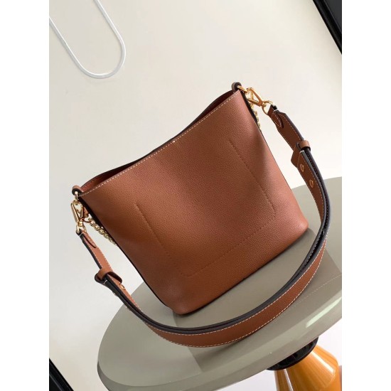 Replica Borsa Louis Vuitton Lock and Walk Marrone
