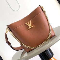 Replica Borsa Louis Vuitton Lock and Walk Marrone