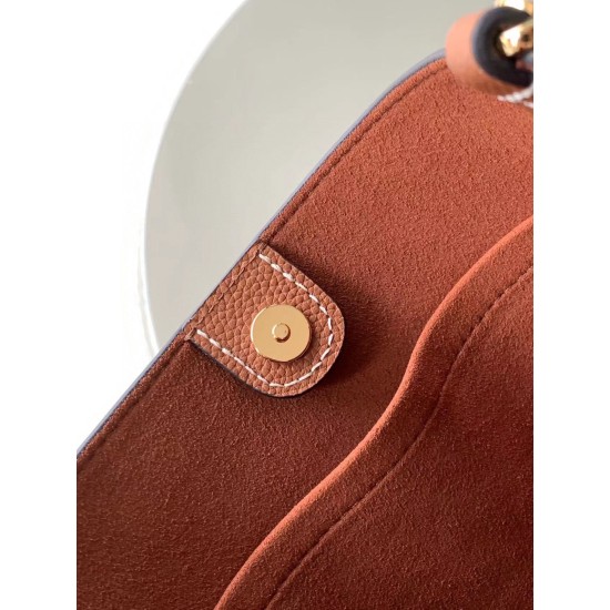 Replica Borsa Louis Vuitton Lock and Walk Marrone