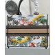 Replica Borsa media Christian Dior Book Tote senza tempo con paglia di rafia naturale e cotone ricamato Replica Borsa media Christian Dior Book Tote senza tempo con paglia di rafia naturale e cotone ricamato