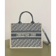 Replica Borsa media Christian Dior Book Tote blu Replica Borsa media Christian Dior Book Tote blu