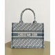 Replica Borsa media Christian Dior Book Tote crema