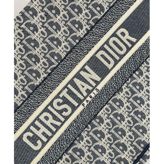 Replica Borsa media Christian Dior Book Tote crema