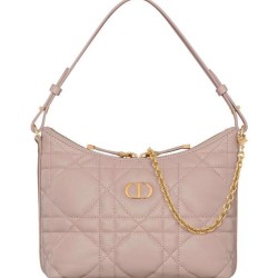 Replica Mini borsa Christian Dior Miss Caro Diorling con catena, rosa