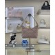 Replica Mini borsa Christian Dior Miss Caro Diorling con catena, rosa