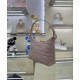 Replica Mini borsa Christian Dior Miss Caro Diorling con catena, rosa