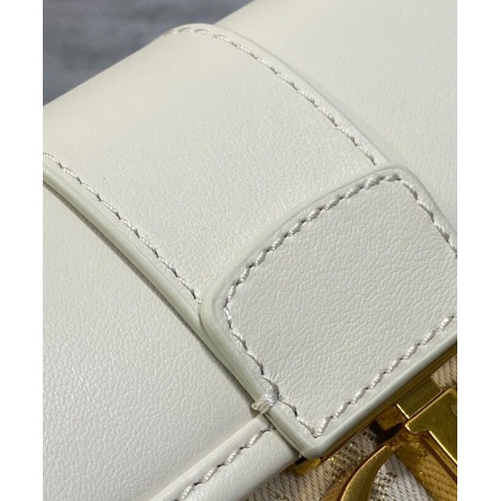Replica Borsa Dior 30 Montaigne East-West con catena Crema